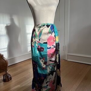 Zara Multicolor Floral Skirt